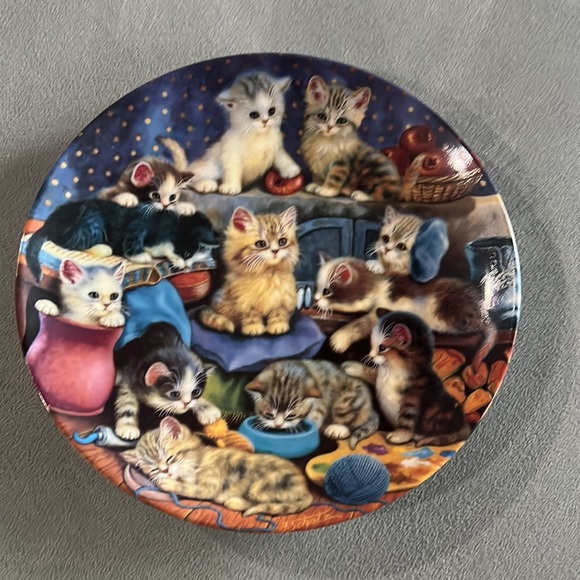 Kitten and Cat lovers (2) numbered plates by Little Rascals - Picture 3 of 6